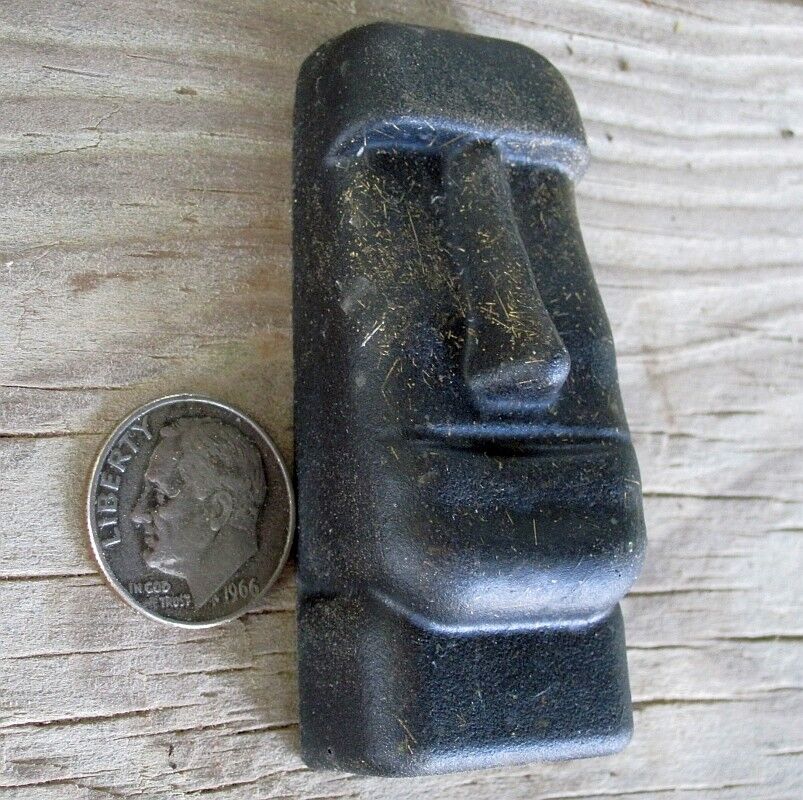 (3) Orgone Moai human head Statue Easter Island Tiki God Spirit Energy Generator Без бренда - фотография #5