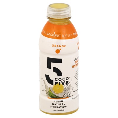 Coco5 Water Coco5 Orange 16.9 Fl Oz (Pack Of 12) COCO5