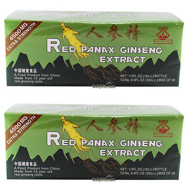 2 x Global 15 Year Old Red Panax Ginseng Extract (Extra Strength) 10ml x 30 vial Magic Drop 3145031x2