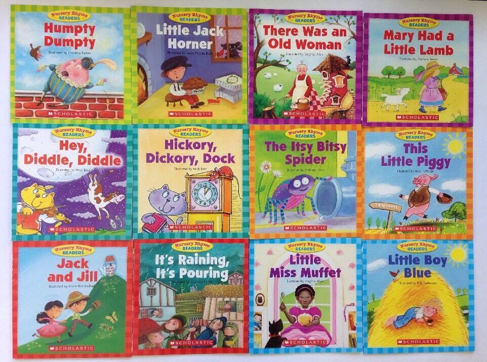 Nursery Rhyme Childrens Books Beginning Readers Lot 12 Scholastic - фотография #11