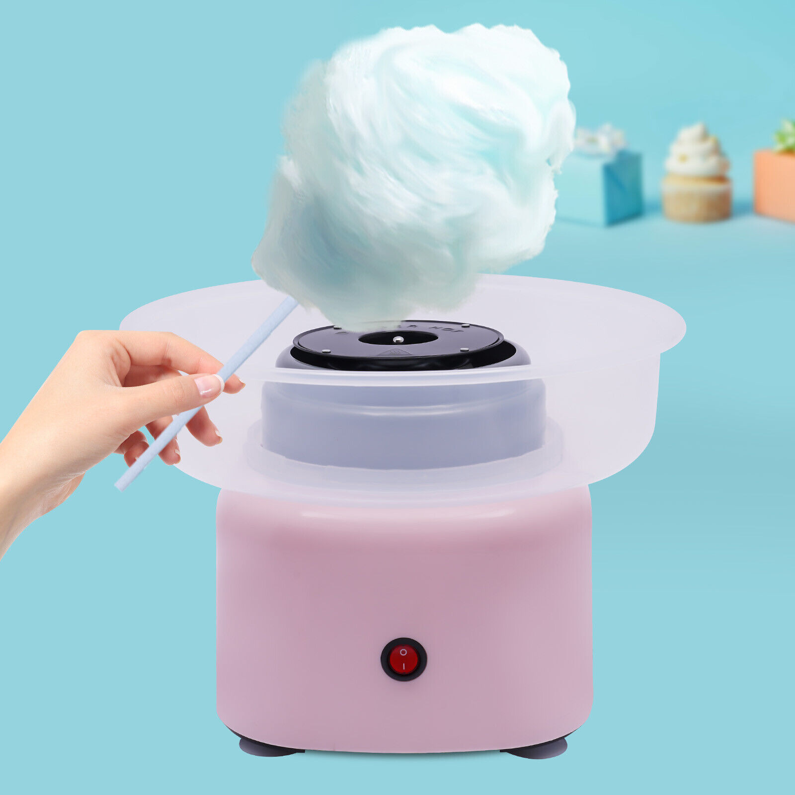 Commercial Electric Countertop Cotton Candy Machine DIY Candy Floss Maker 450W Unbranded NY-E500 - фотография #4