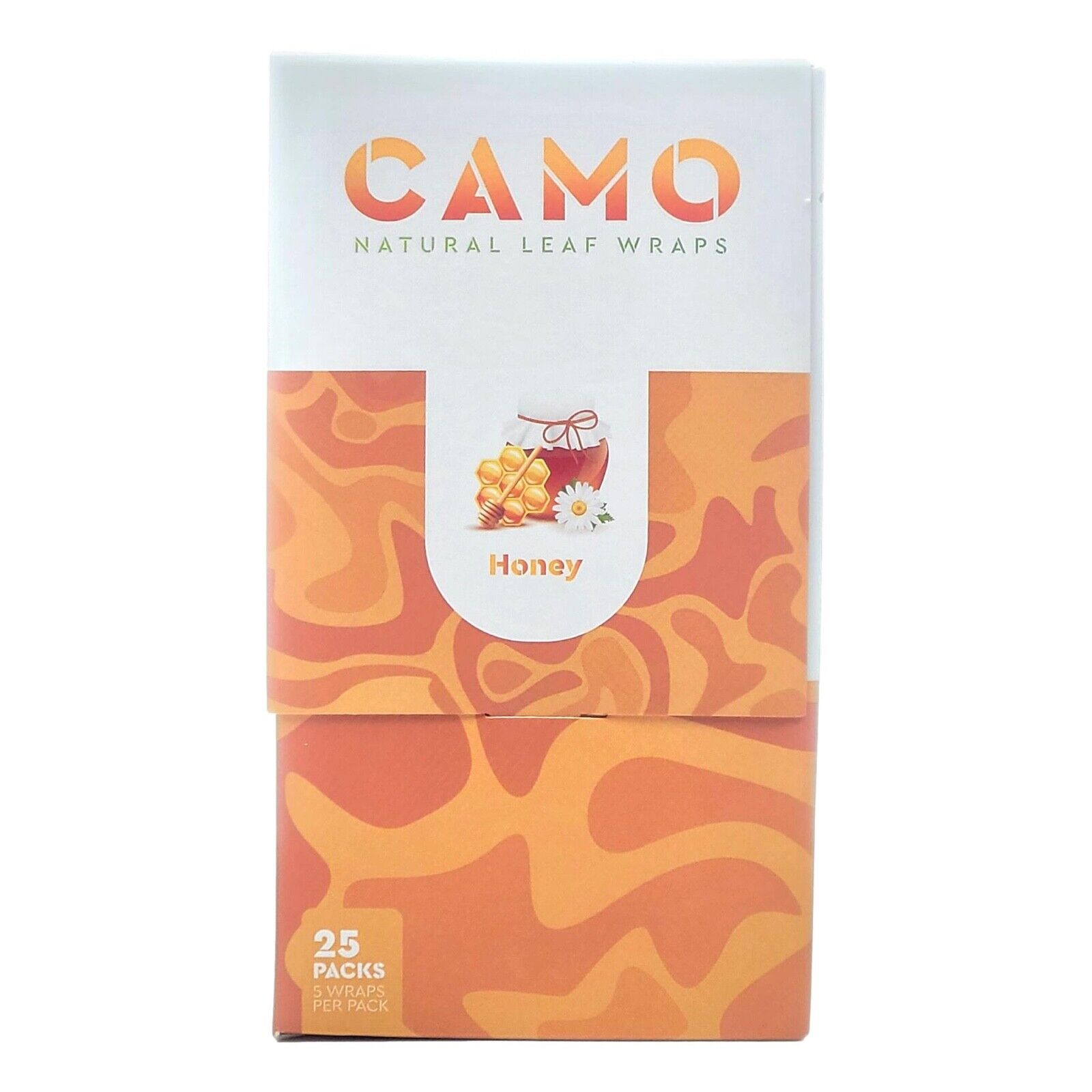 Camo Natural Leaf Herbal Papers 6/5ct Packs Chamomile&Mate 30pc Honey Camo