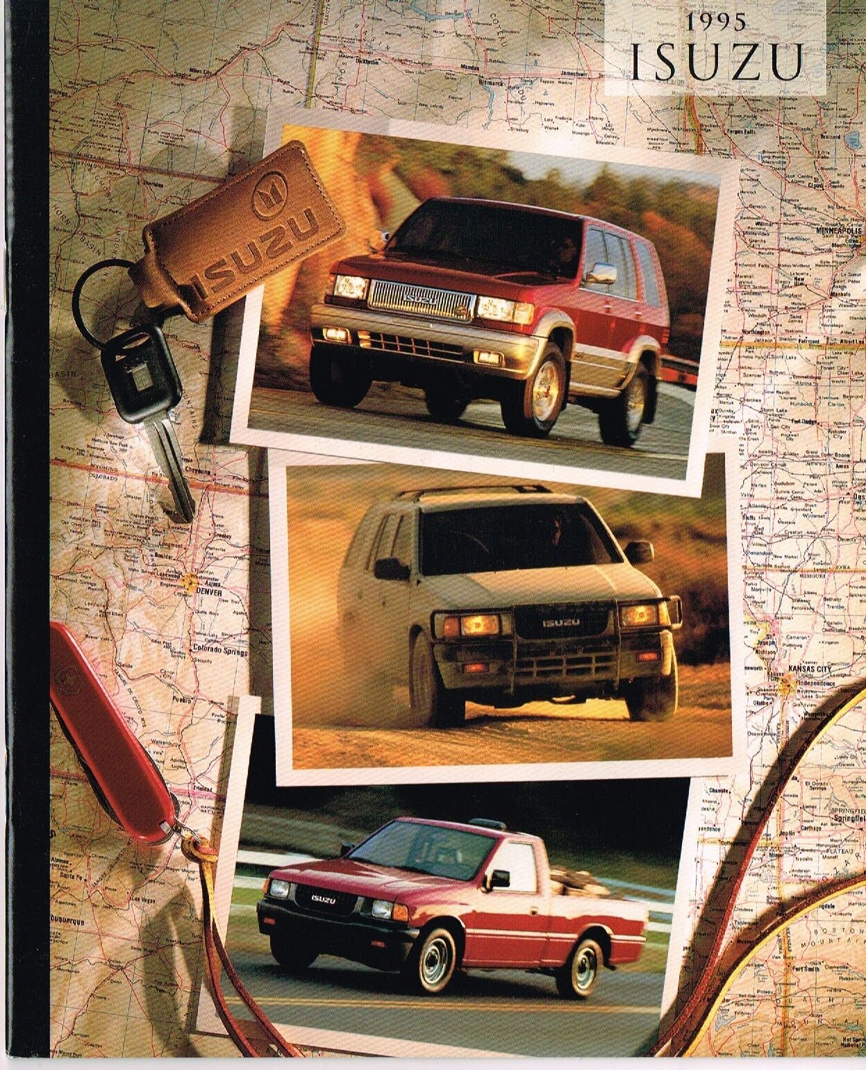 1995 ISUZU Brochure/Catalog: TROOPER, PickUp Truck, RODEO, 4WD Pick Up, Limited, Без бренда