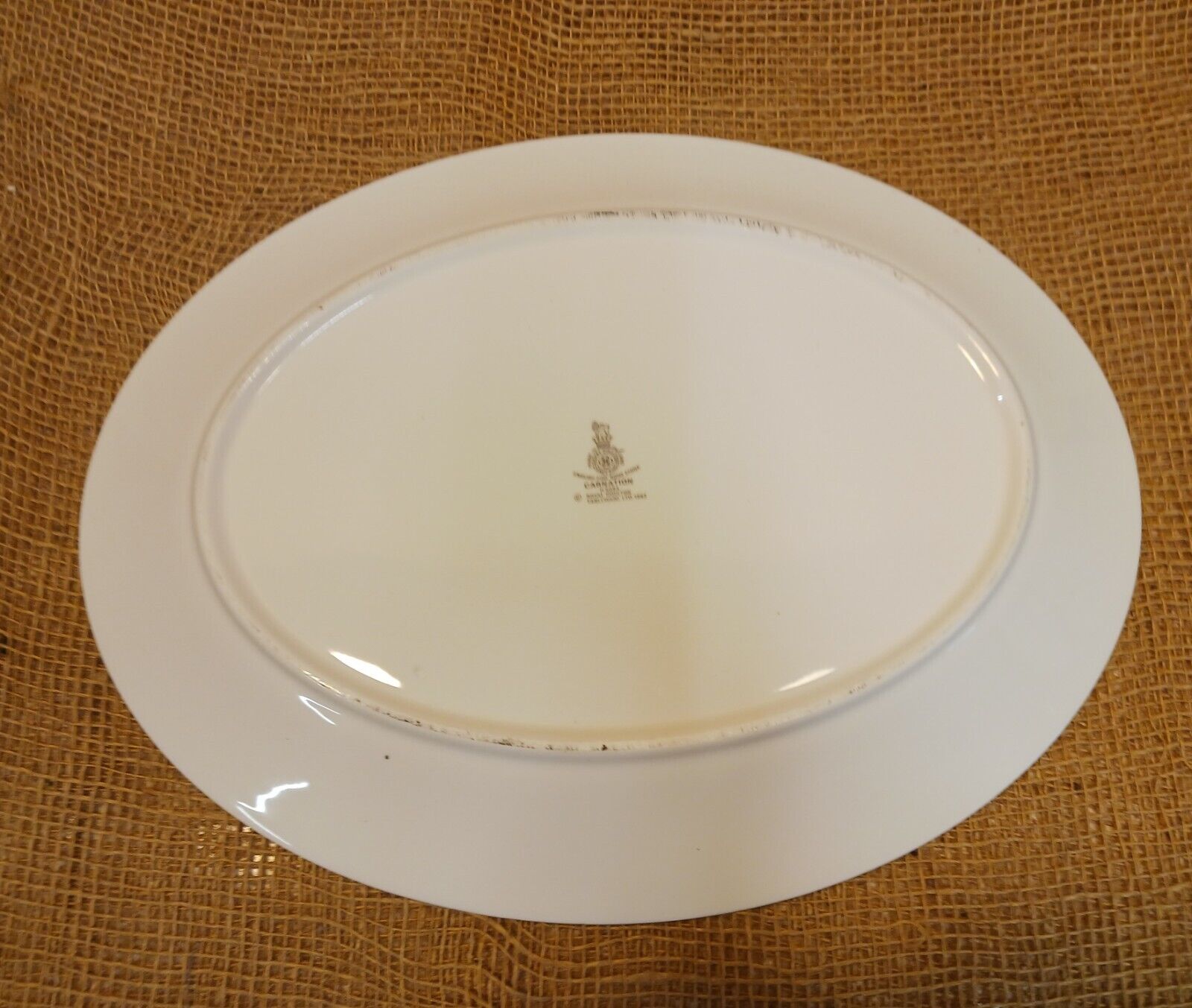 Royal Doulton CARNATION oval serving platter; 13"; brand new Royal Doulton - фотография #4