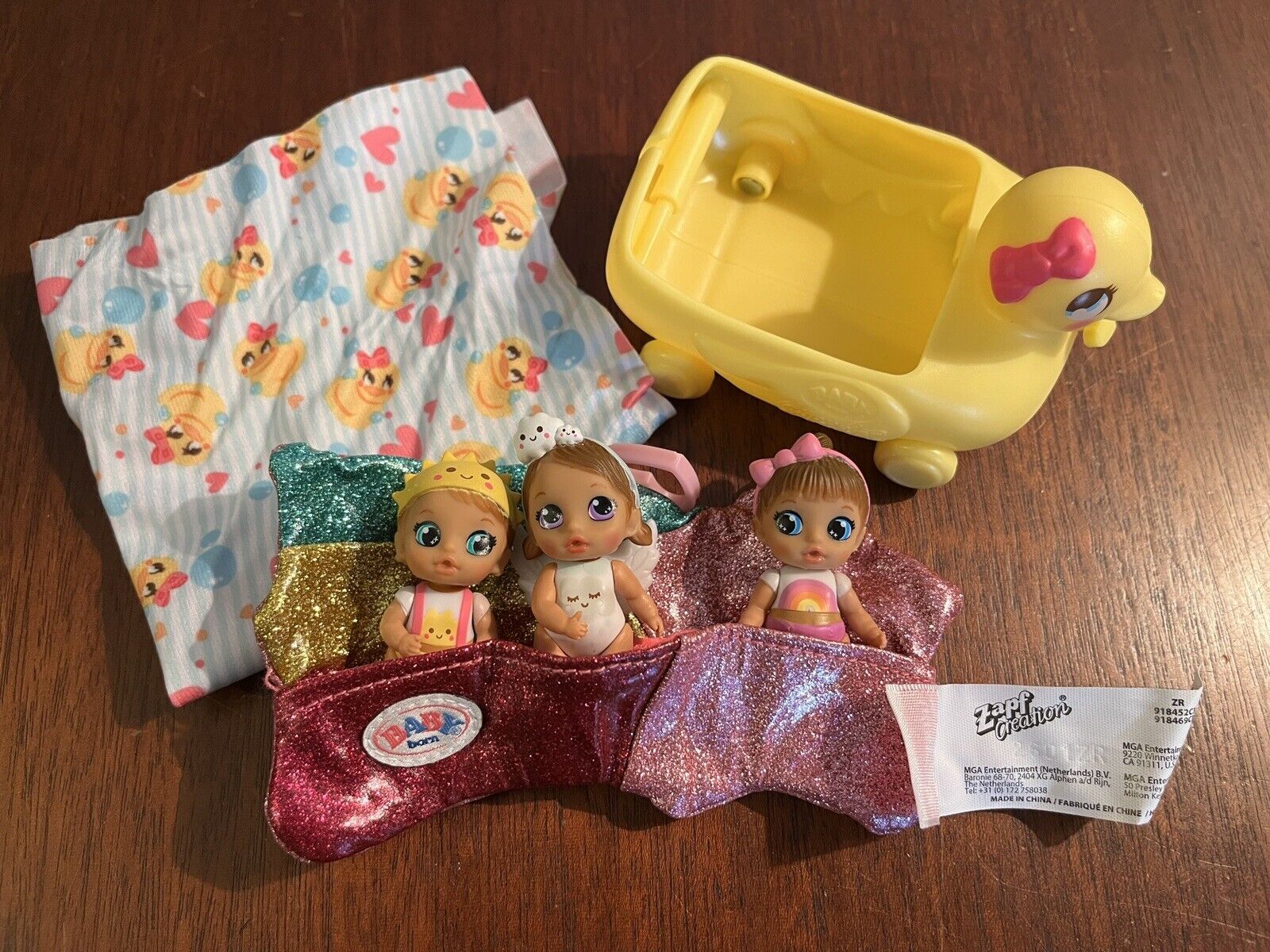 Baby Born Surprise Mini Babies Series 3 Ducky Starry Triplets Mini Doll Baby Born Surprise