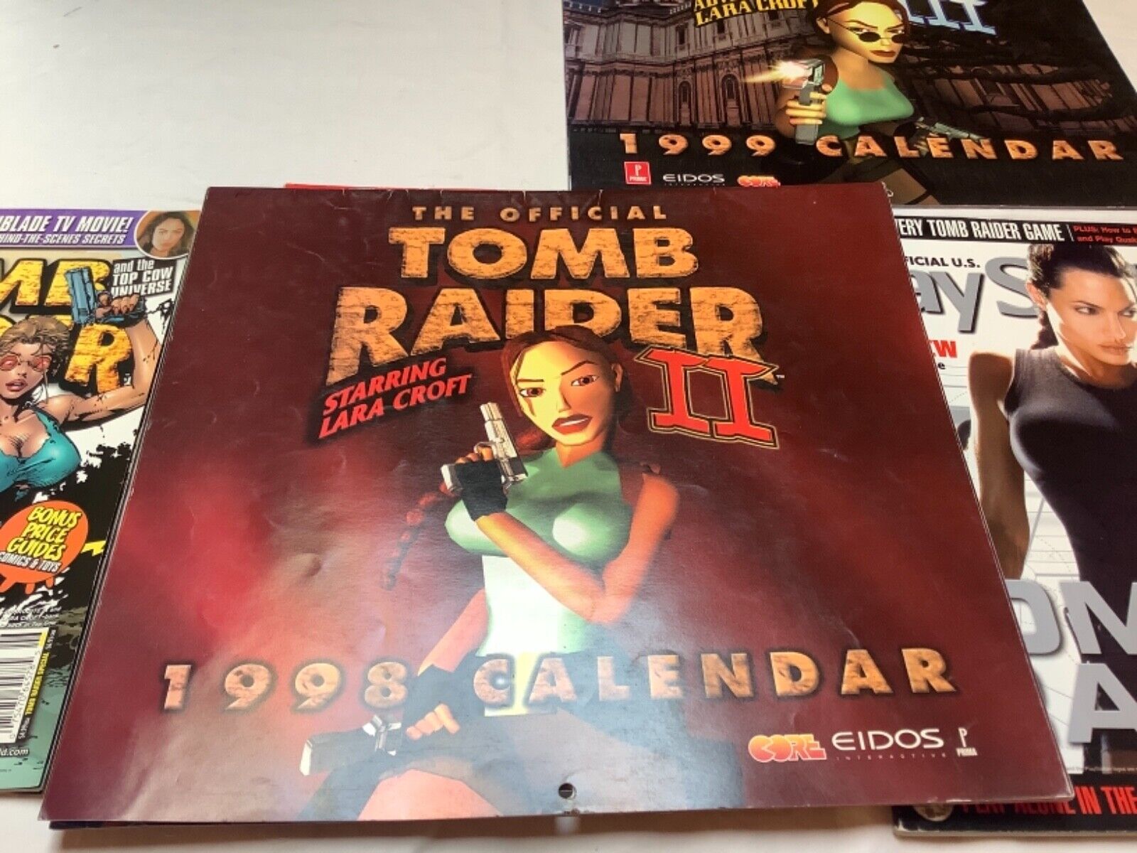 Vintage Tomb Raider 1998 , 1999 Calendar ,Tomb Raider Last Revelation Strategy G Tomb Raider - фотография #2