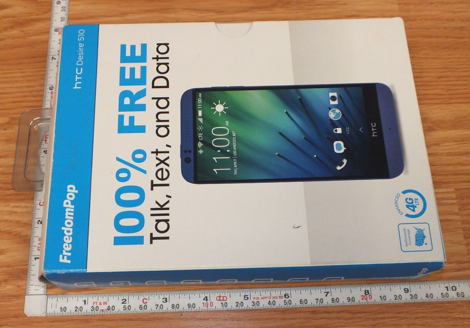 FreedomPop - HTC Desire 510 4G LTE CDMA Cell / Smart Phone NEW IN BOX **READ**  HTC 510 - фотография #4