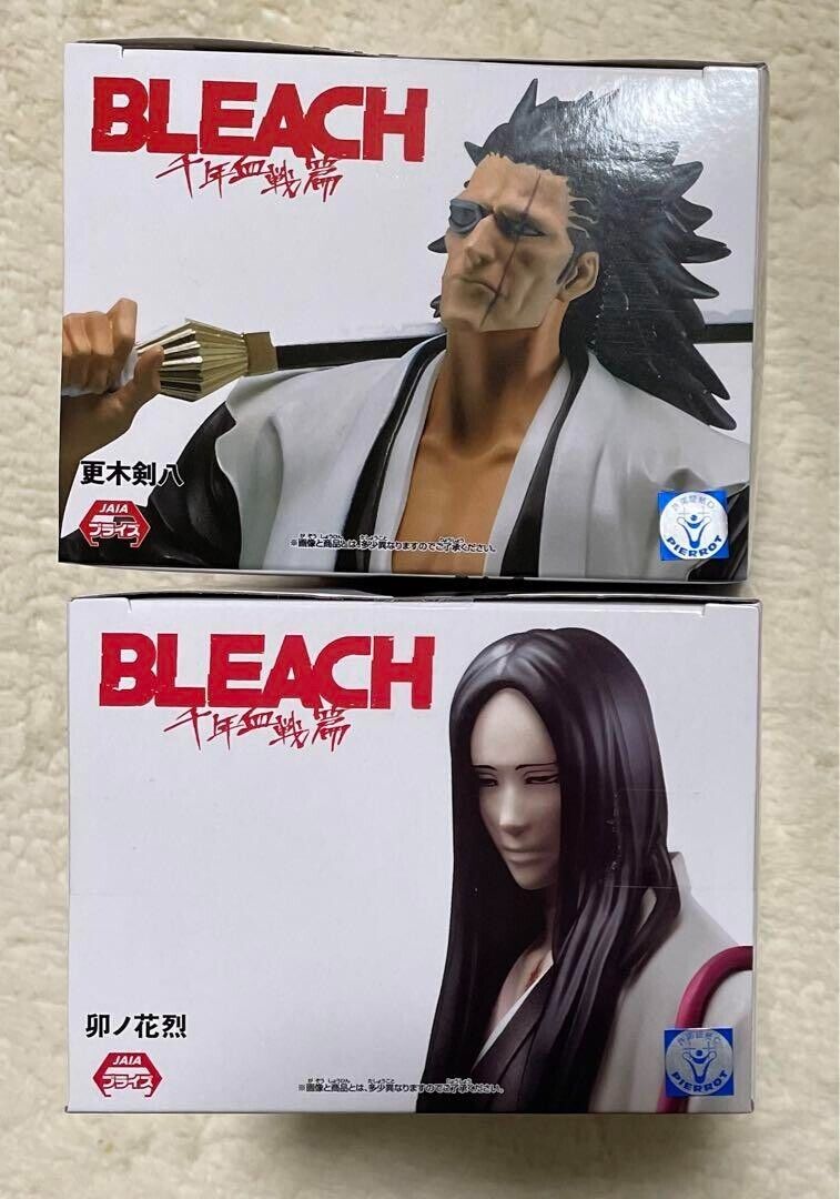 Bleach Kenpachi Zaraki Retsu Unohana Figure Set of 2 SOLID AND SOULS Authentic BANPRESTO - фотография #2