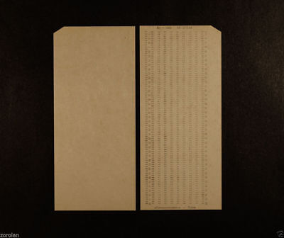 40pcs VINTAGE MAINFRAME COMPUTER PUNCH CARDS. IBM 80-column card format 70-80s USSR - фотография #2