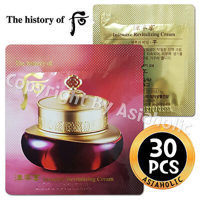 The history of Whoo Intensive Revitalizing Cream 30pcs Jinyul Cream Newist Ver The history of whoo Intensive Revitalizing Cream