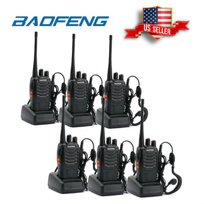 6x Baofeng BF-888S 16Channel 5W CTCSS Two-way Ham Radio Walkie Talkie Baofeng Does not apply