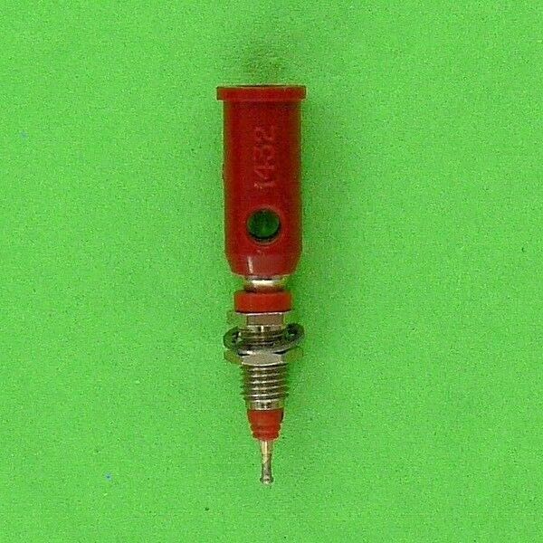 Rare 2mm Male Pin Plug to 4mm Banana Jack Adapter with 2mm Pin Plug Jack Pomona 1432 - фотография #4