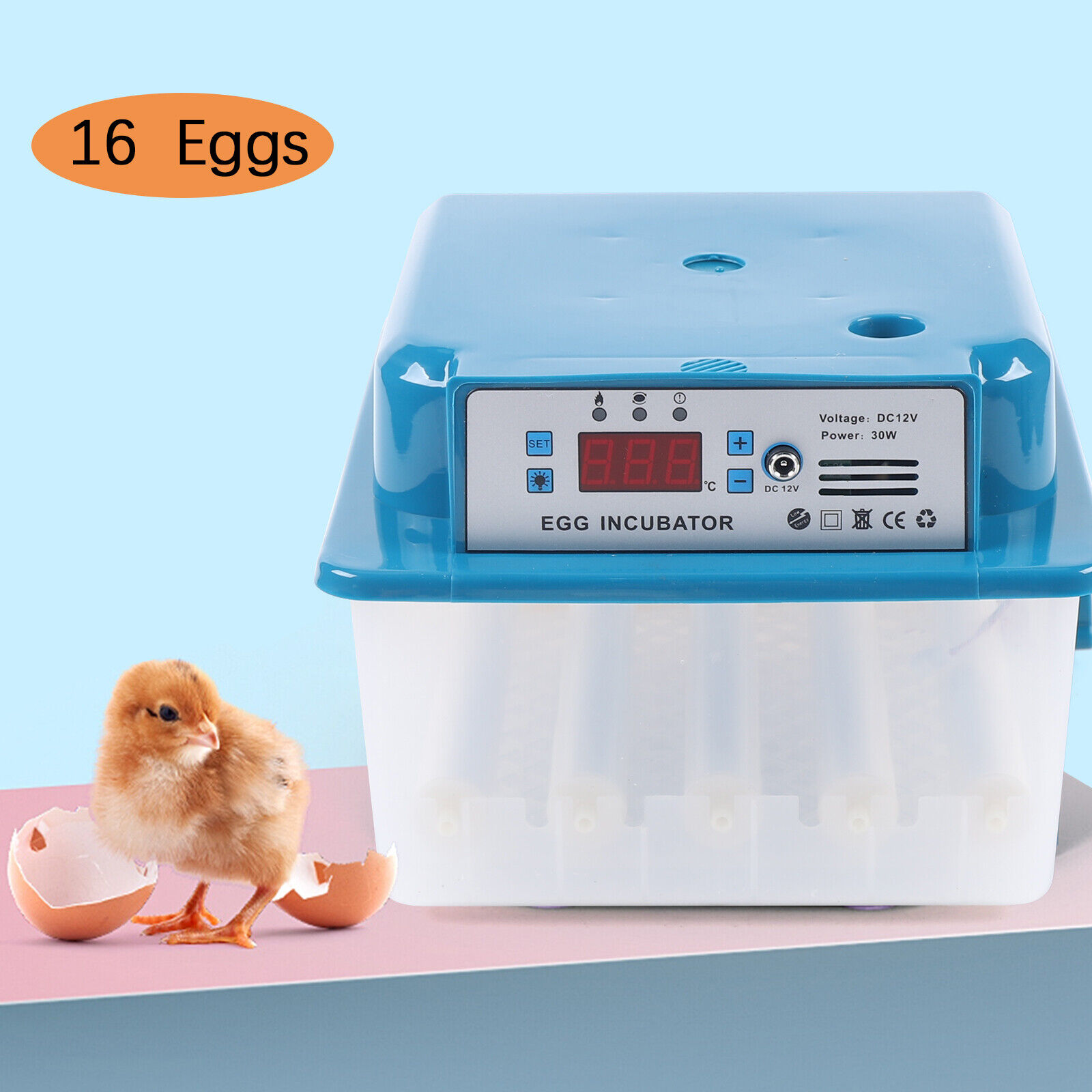 Automatic Bird Egg Incubator Brooding Machine for Hatching Eggs Chicken Quail  Unbranded - фотография #4