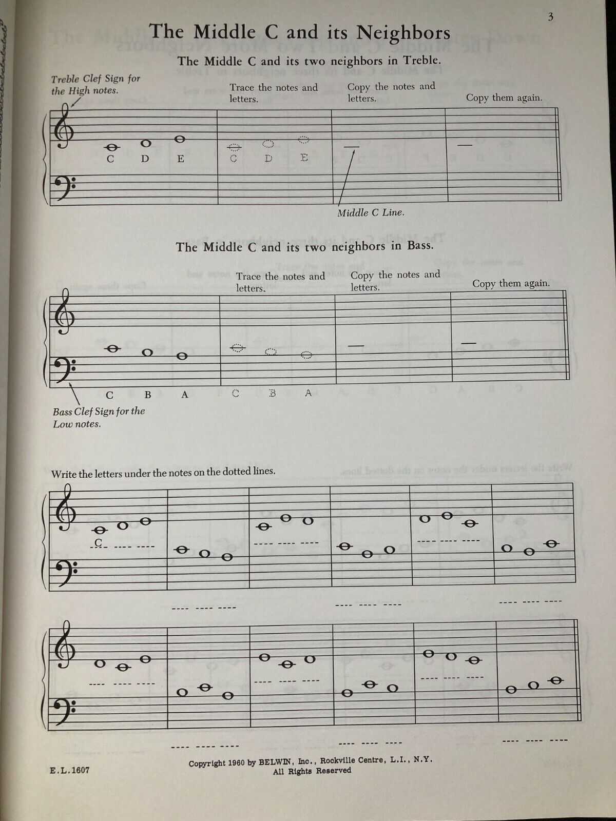 BELWIN A Workbook in Musical Notation: A Note Speller, Books 1-2 #EL01607-8 Без бренда EL01607, EL01608 - фотография #6