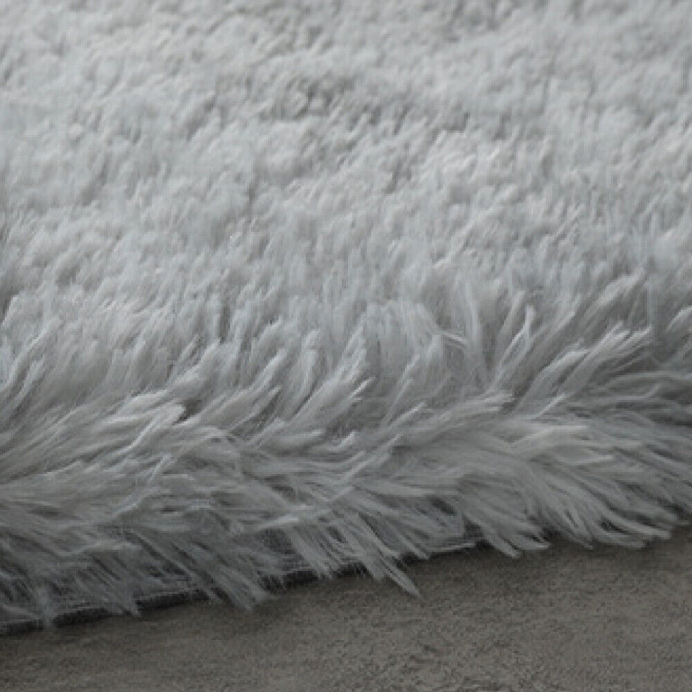 Shaggy Area Carpet Fluffy Floor Mat Anti-Skid Rug Playing Mat Center Room Decor Unbranded Does Not Apply - фотография #11