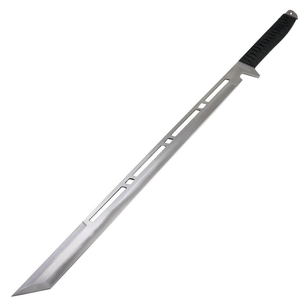 Defender-Xtreme 2 pc Silver Full Tang Ninja Sword 18" & 27" Stainless Steel DEFENDER XTREME 13272 - фотография #3