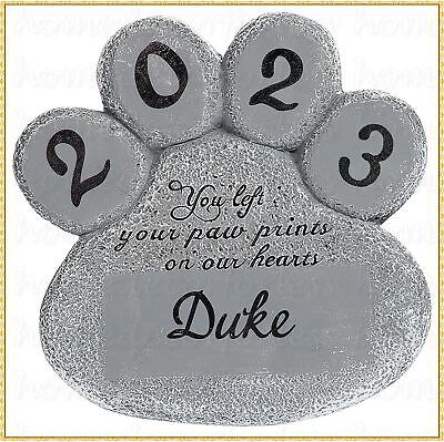 PERSONALIZED Paw Print Dog Cat Pet Memorial Grave Marker Garden Stepping Stone HDFL 355481 - фотография #2