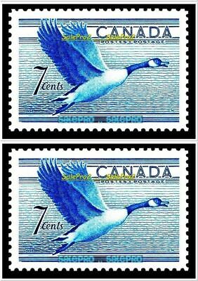 2x CANADA 1952 CANADIAN FLYING GOOSE VINTAGE MINT FV FACE 14 CENT MNH STAMP LOT Без бренда