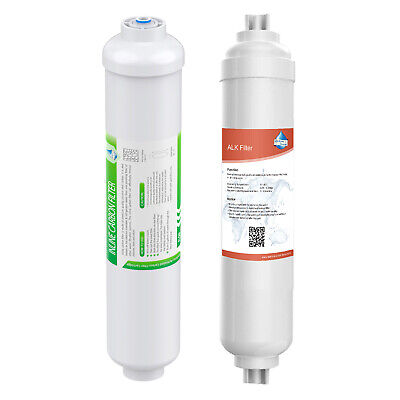 Alkaline Water Filter T33 Inline Post Carbon Filter for 5 / 6th Stage RO System Membrane Solutions® MS-T33-QC