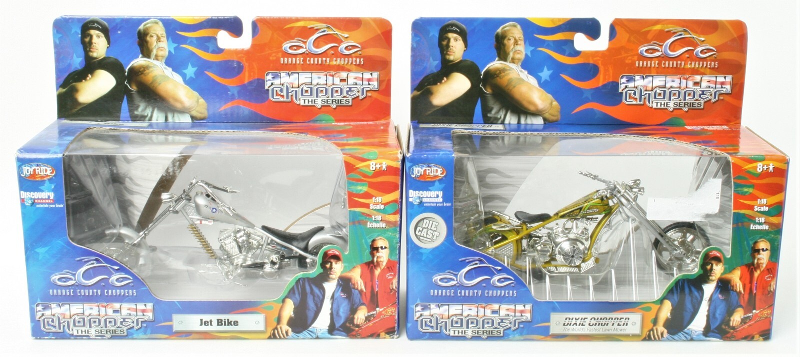 JOY RIDE AMERICAN CHOPPER DIECAST 1:18 COLLECTION OF (17) INCLUDES LIBERTY BIKE! Joyride Studios JOY RIDE AMERICAN CHOPPER - фотография #9