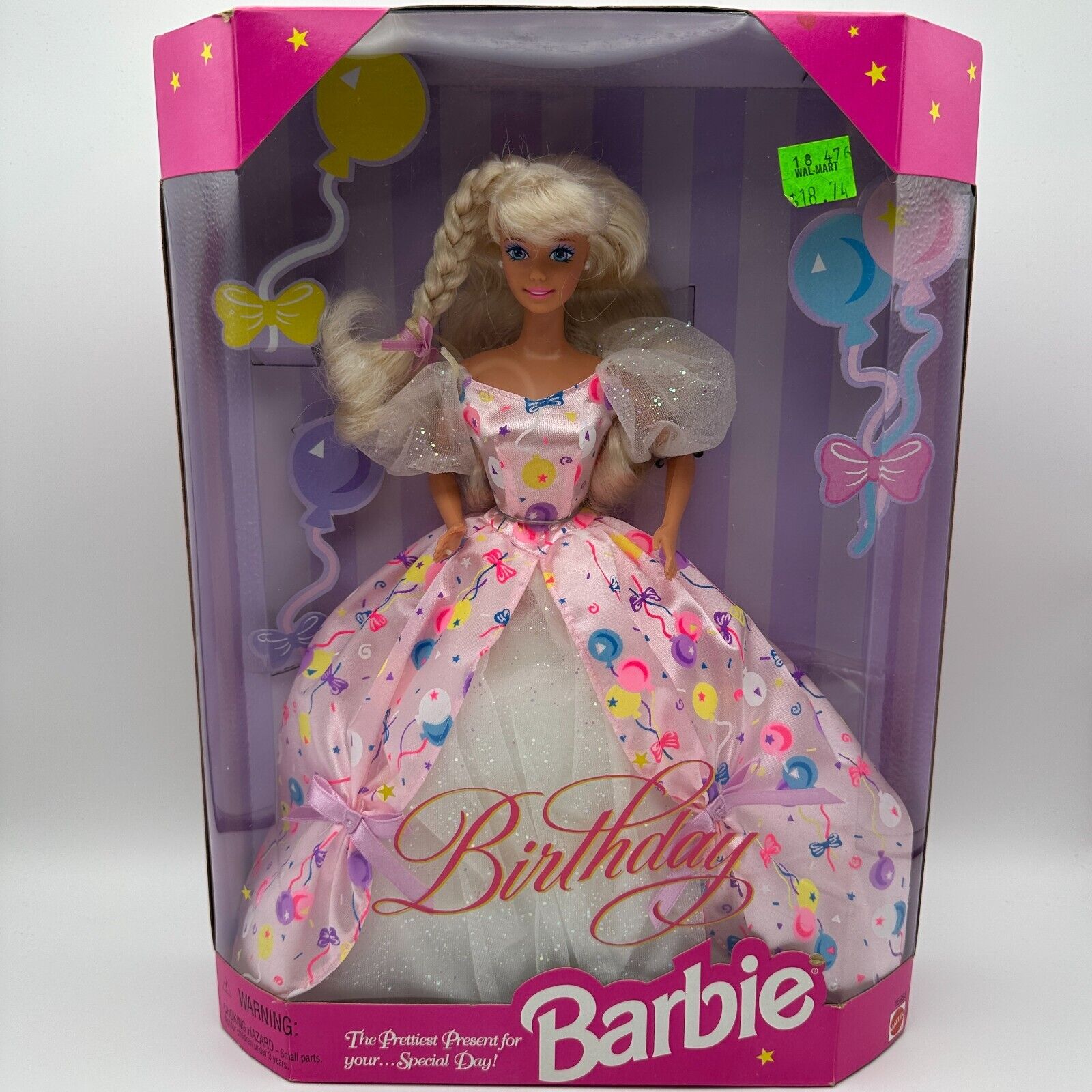 Birthday Barbie 1996 Doll & Accessories Blonde New in Box NRFB Mattel #15998 Mattel 15998