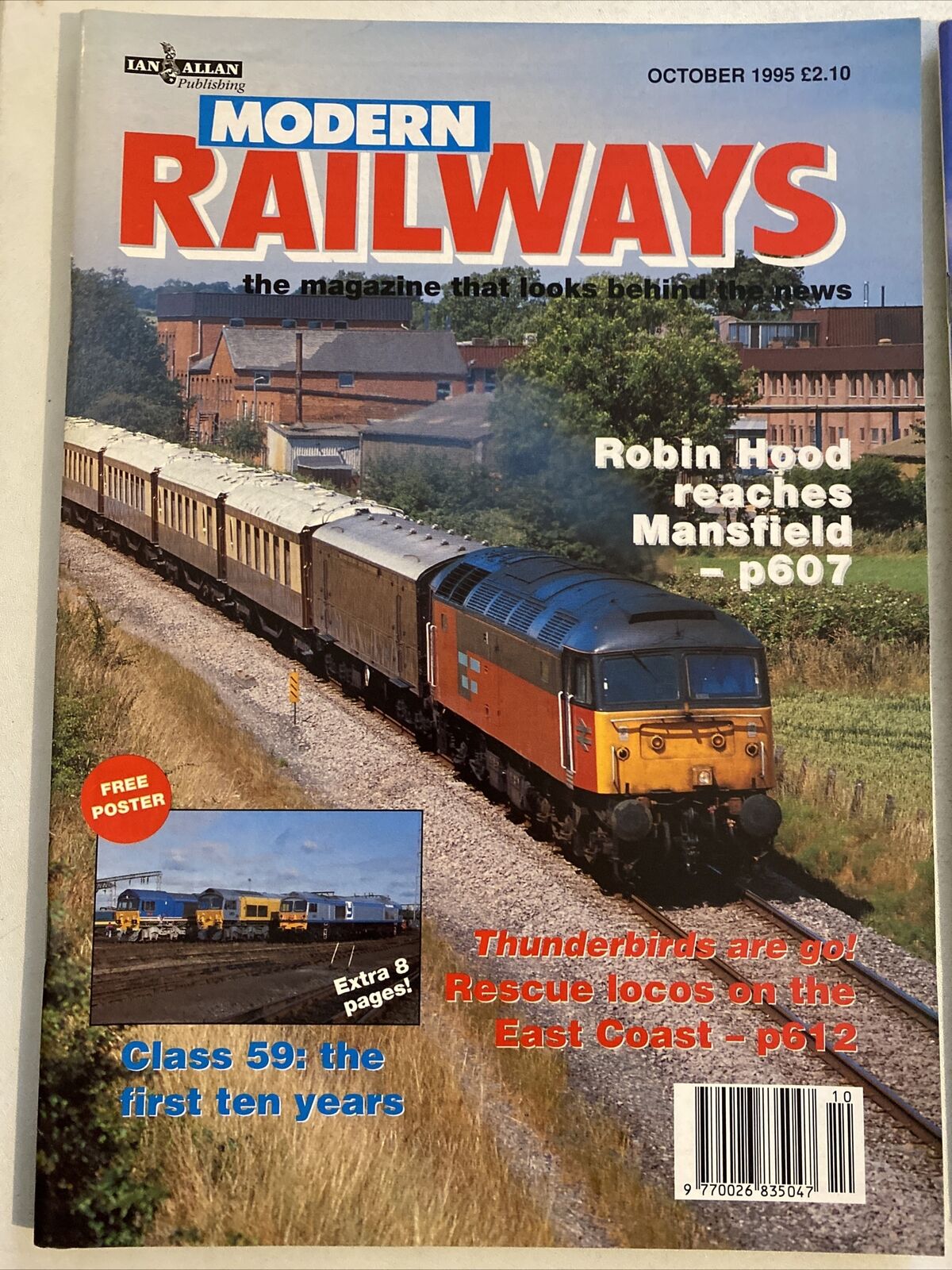 MODERN RAILWAYS. (6 ISSUE LOT) MAY-OCTOBER 1995.   Без бренда - фотография #7