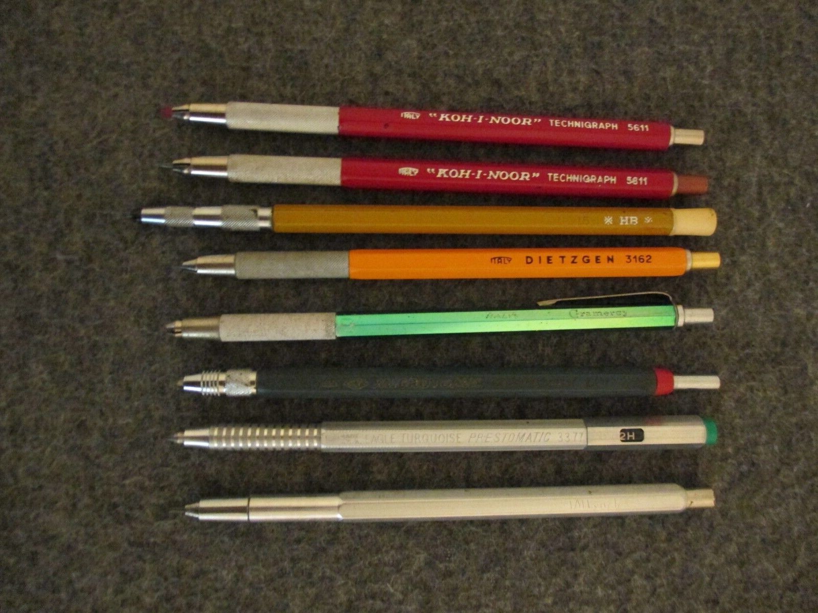 VTG LOT8 MECHANICAL PENCILS DIETZGEN KOH-I-NOOR- EAGEL TURQUOISE GRAMERCY ECT #2 Dietzgen, KOH-I-NOOR,, Gramercy, Eagle Turquoise - фотография #4