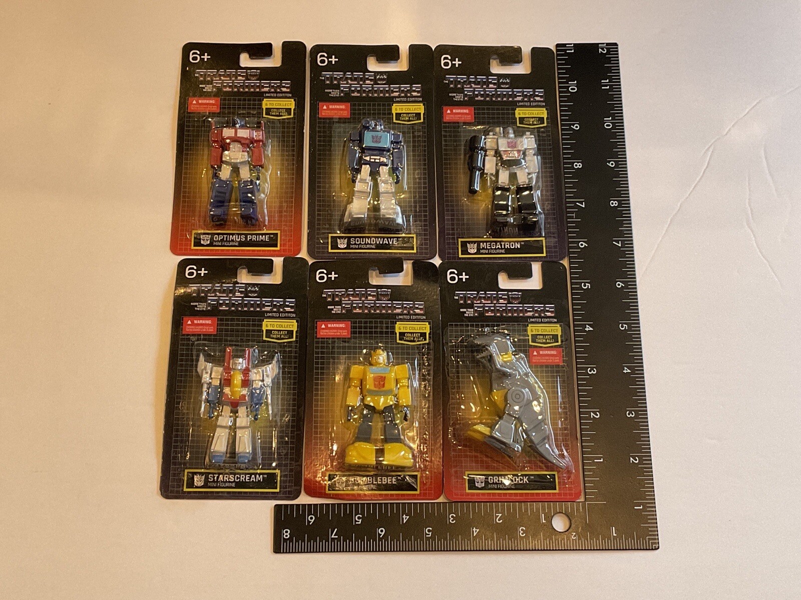 Hasbro TRANSFORMERS Limited Edition Mini Figures Complete SET Hasbro