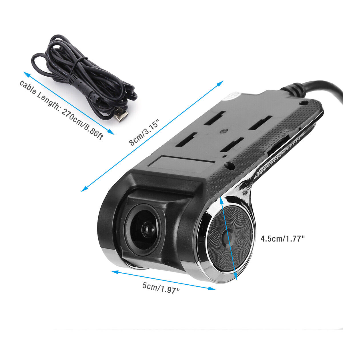 Car DVR Camera HD 1080P ADAS Video Recorder Dash Cam for Car Radio Android US Unbranded A000178 - фотография #2