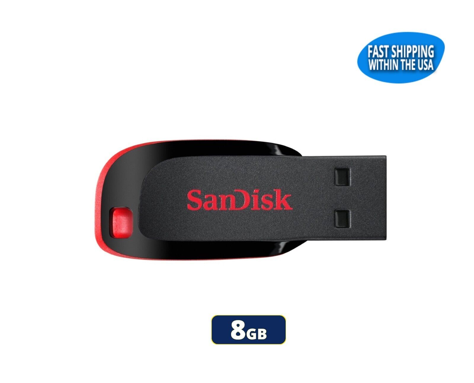 SanDisk Cruzer Blade 8GB USB 2.0 Flash Drive Thumb Drive Pen Drive SanDisk SDCZ36-008G-A11, SDCZ36-008G-B35, SDCZ6-8192-A11, SDCZ50-008G-A95, SDCZ50-008G-A46