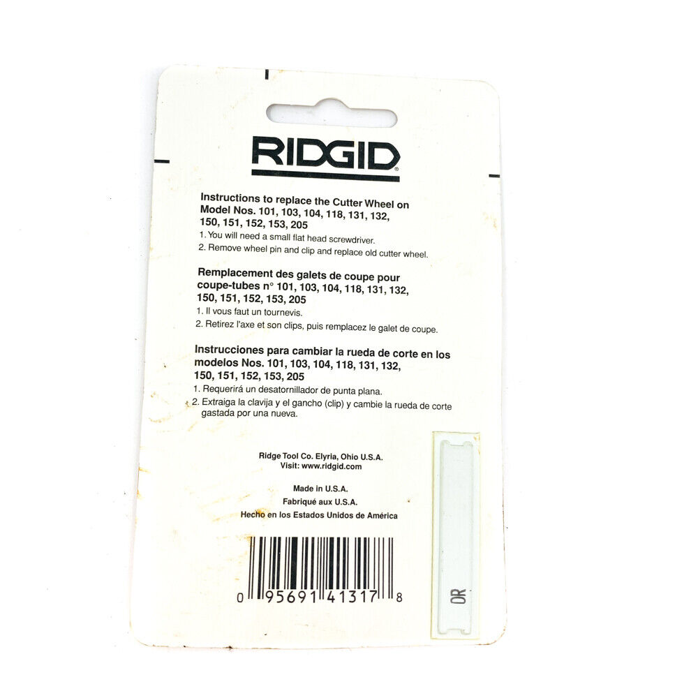 Ridge Tool 41317 Replacement Cutting Wheel, Tubing Cutters, Made in USA, 2 Pack RIDGID 41317 - фотография #2