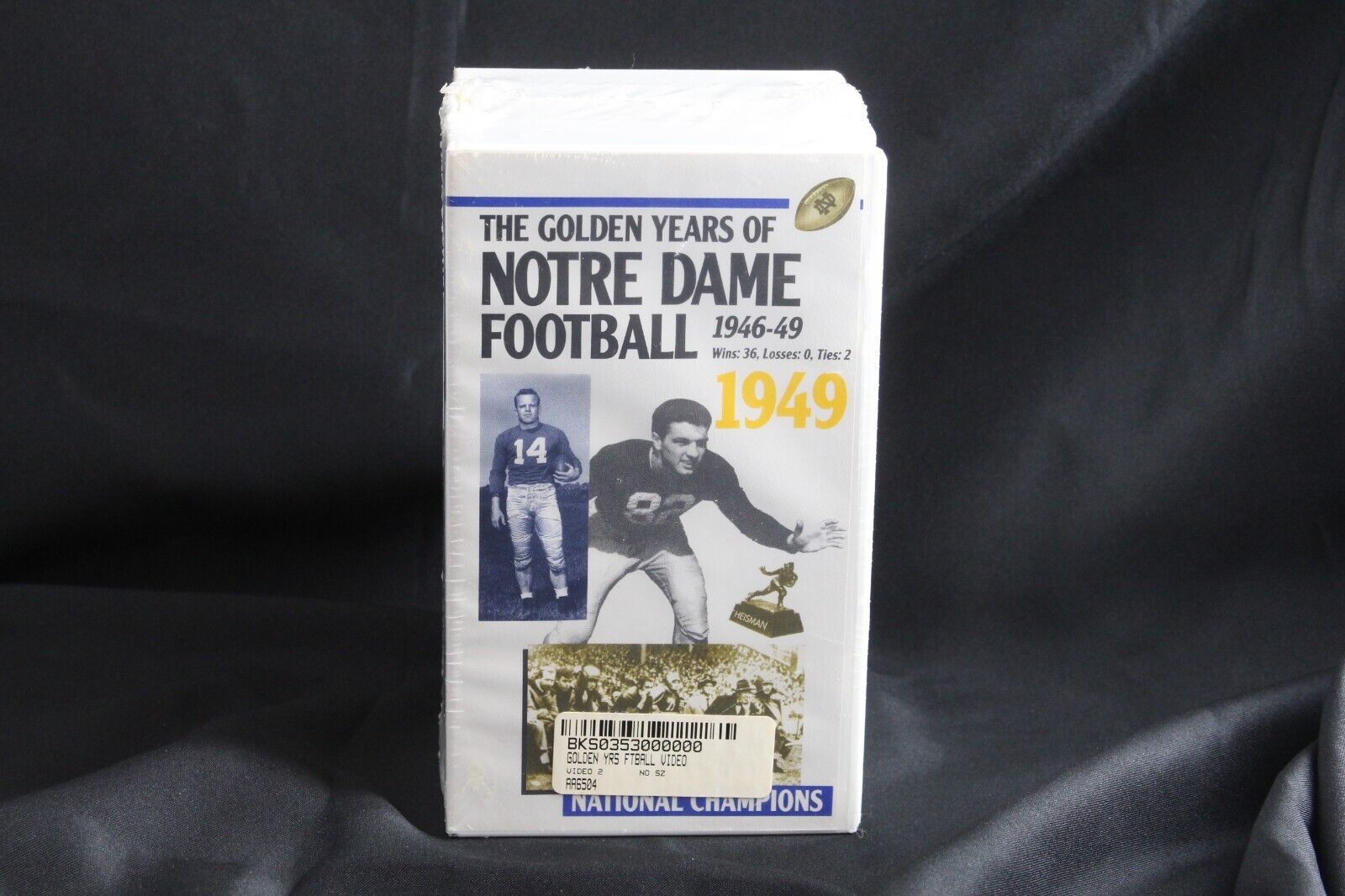 The Golden Years of Notre Dame Football 1946-49 VHS 4 Tapes Factory Sealed Без бренда - фотография #4