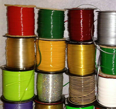 20 XMAS HOLIDAY Colors ~ 4 YDs Each ~ 80 YDs of Rexlace Plastic Lacing Gimp Lace Pepperell RX100 - фотография #4