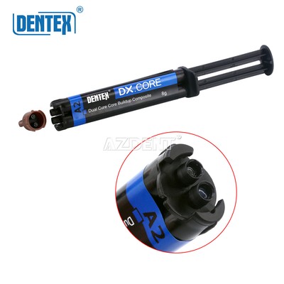 USA 3X DENTEX Dental Dual Cure Core Build Up Flowable Composite Resin A2 8g/pc DENTEX SZ1400800106 - фотография #5