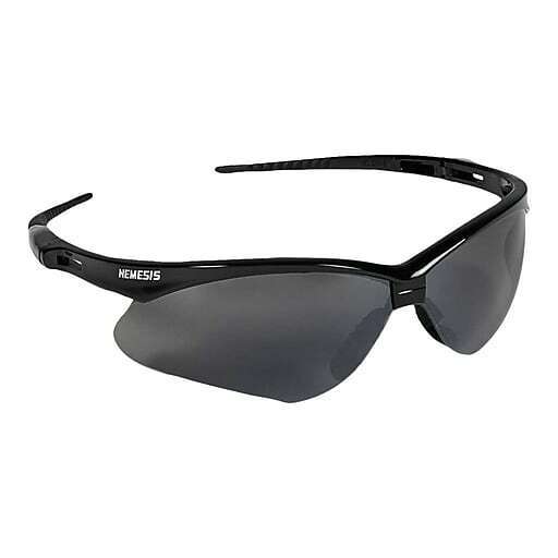 3 KleenGuard 25688 NEMESIS Smoke Mirror Gray Sunglasses Work Safety Glasses Z87+ Jackson Safety 25688 - фотография #2