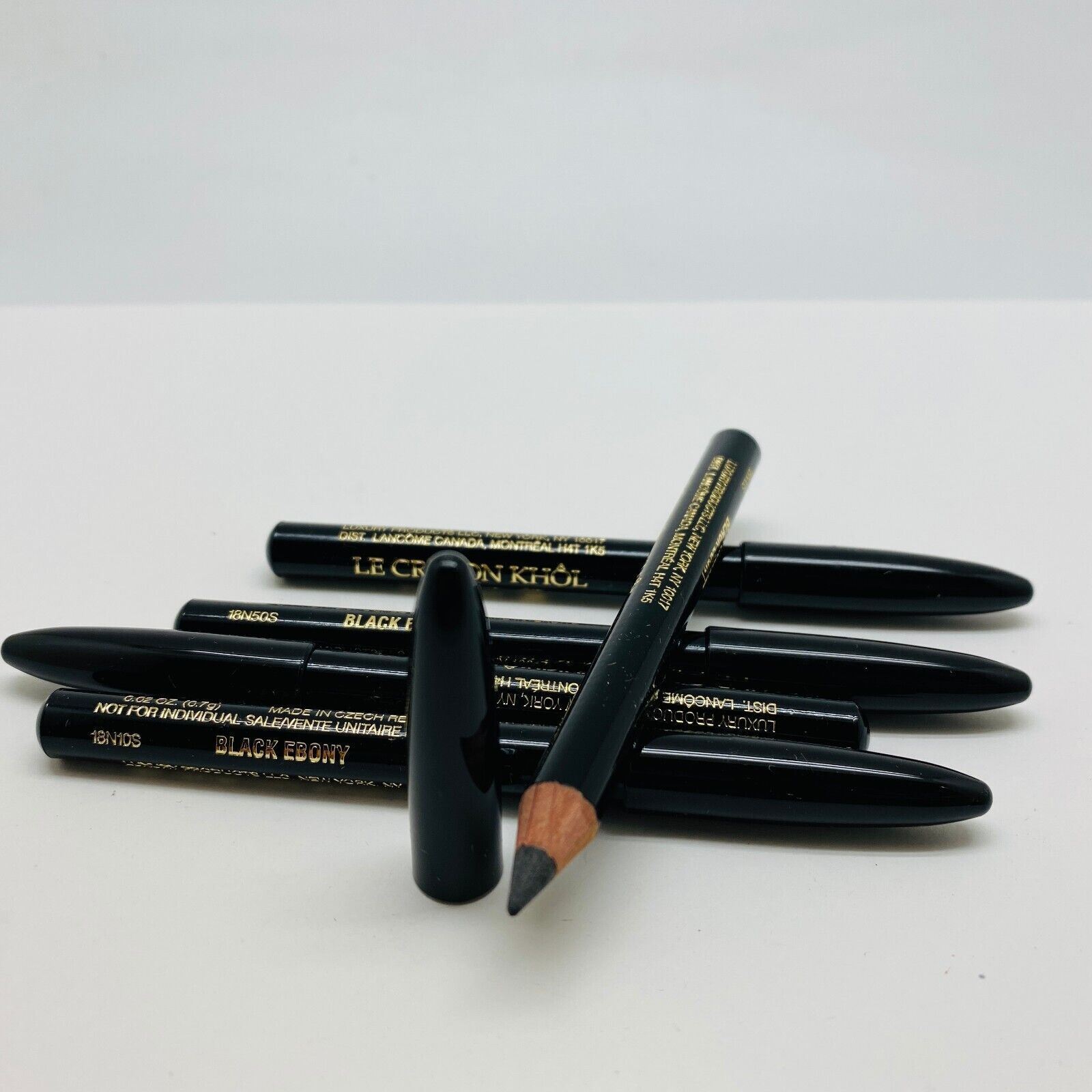 NEW Lancome Le Crayon Khol Eyeliner Pencil #Black Ebony -0.02oz (lot of 5) - NEW Lancôme Lancome Le Crayon Khol - фотография #4