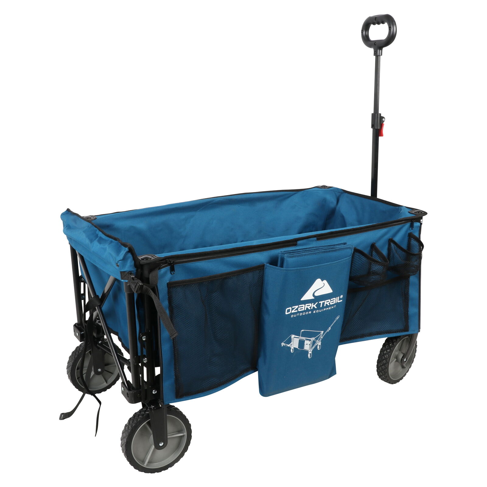 Folding Beach Outdoor Camping Wagon Cart Collapsible Utility Garden W/ Tailgate Does not apply