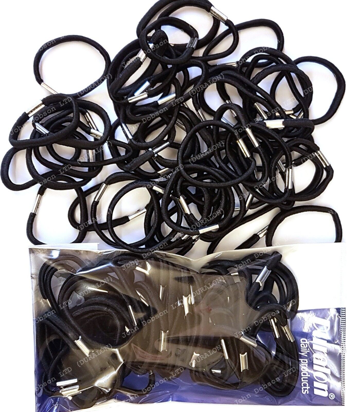 Duralon Set of 50 Black Thick Hair Elastics Bobbles Hair Bands Ponytail Hair Tie SOPHIE OUTLET SOPHIESetof50Black_a4c59_HairElastic_SOPHIEOUTL - фотография #3
