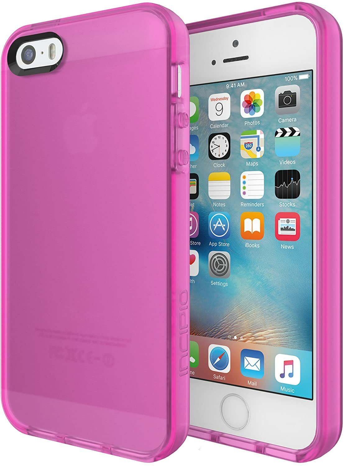 Incipio NGP Case for iPhone 5/5s/SE Translucent Pink LOT OF 5 RETAIL PACKAGEING Incipio Does Not Apply