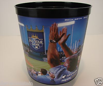2012 MLB All Star Game @ Kansas City Royals Popcorn Bucket - Hard To Find Без бренда - фотография #5