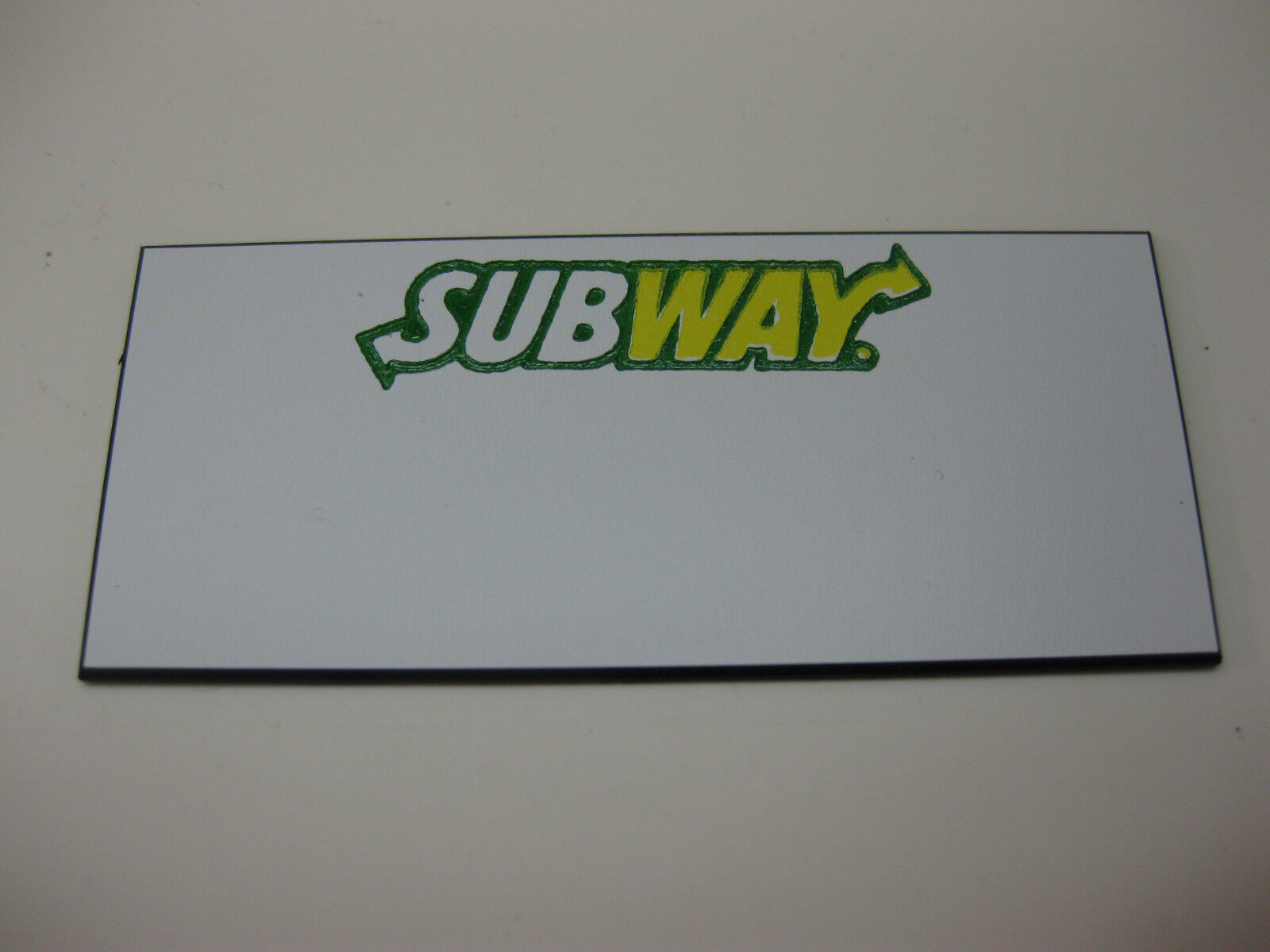 SUBWAY Employee Uniform Name Badge Name Tags! Vintage Salesman Sample!   Subway