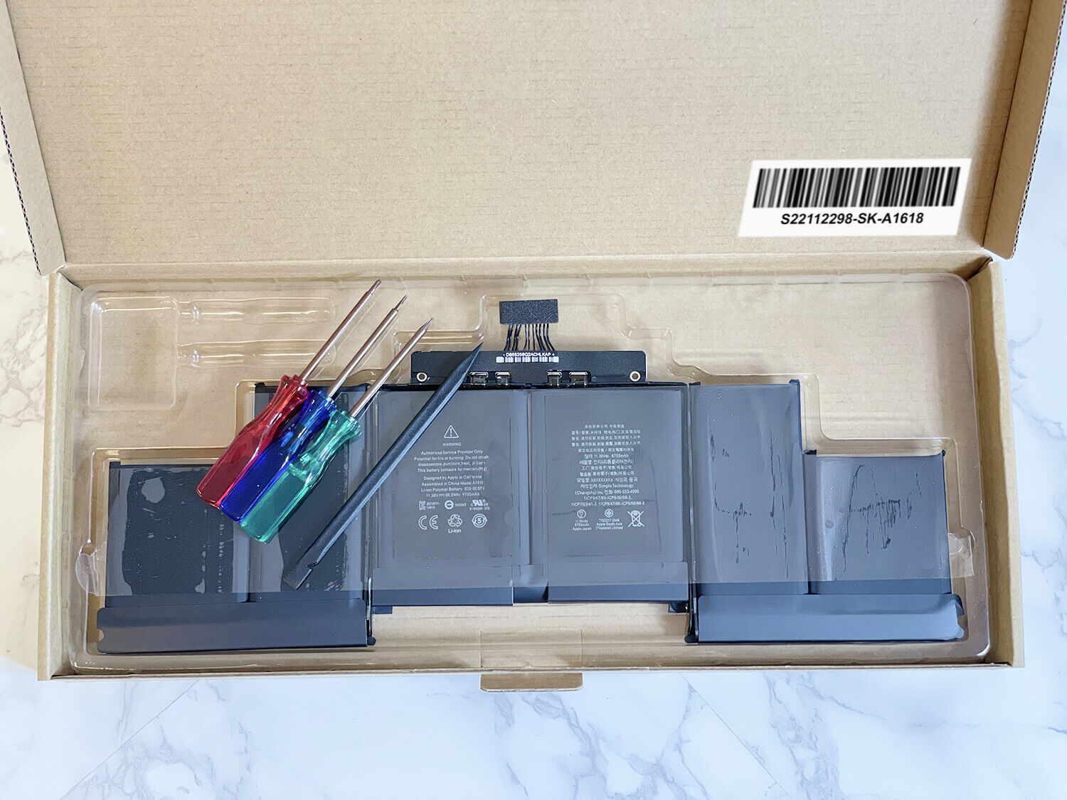 New Genuine A1618 Battery for Apple Macbook Pro 15" Retina A1398 EMC 2909 2910 Skyon A1618, A1618 Battery - фотография #4
