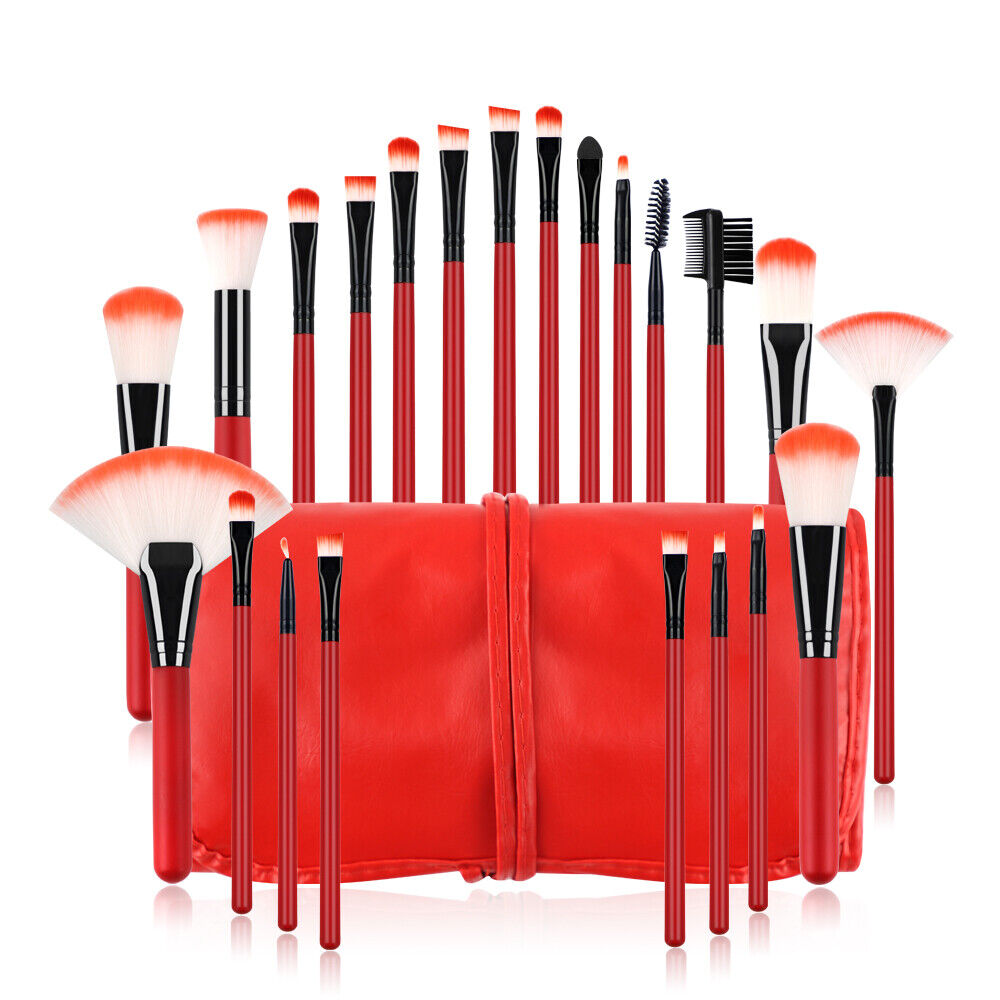 22Pcs Cosmetic Makeup Brush Kits Contour Foundation Face Lip Brushes & Free Bag Unbranded Does not apply - фотография #4
