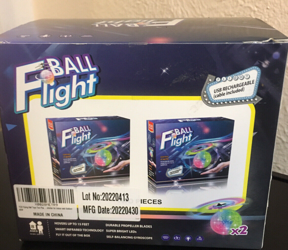 Yezia Ball Flight Control w/ Palm Or Foot  Bright LED’s USB Rechargeable New Yezia Does not apply - фотография #3