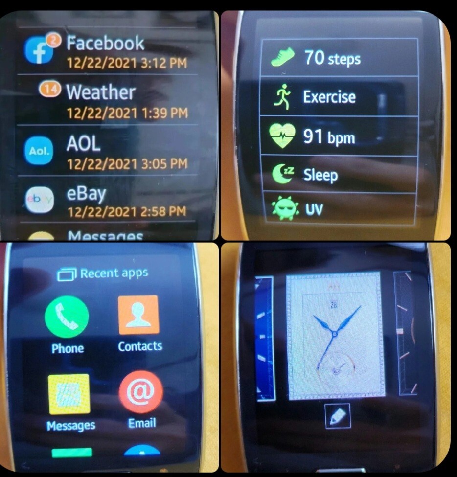 Samsung Galaxy gear S SM-R750v 51mm Curved AMOLED black Smart Watch bluetooth  Samsung # 237b - фотография #10