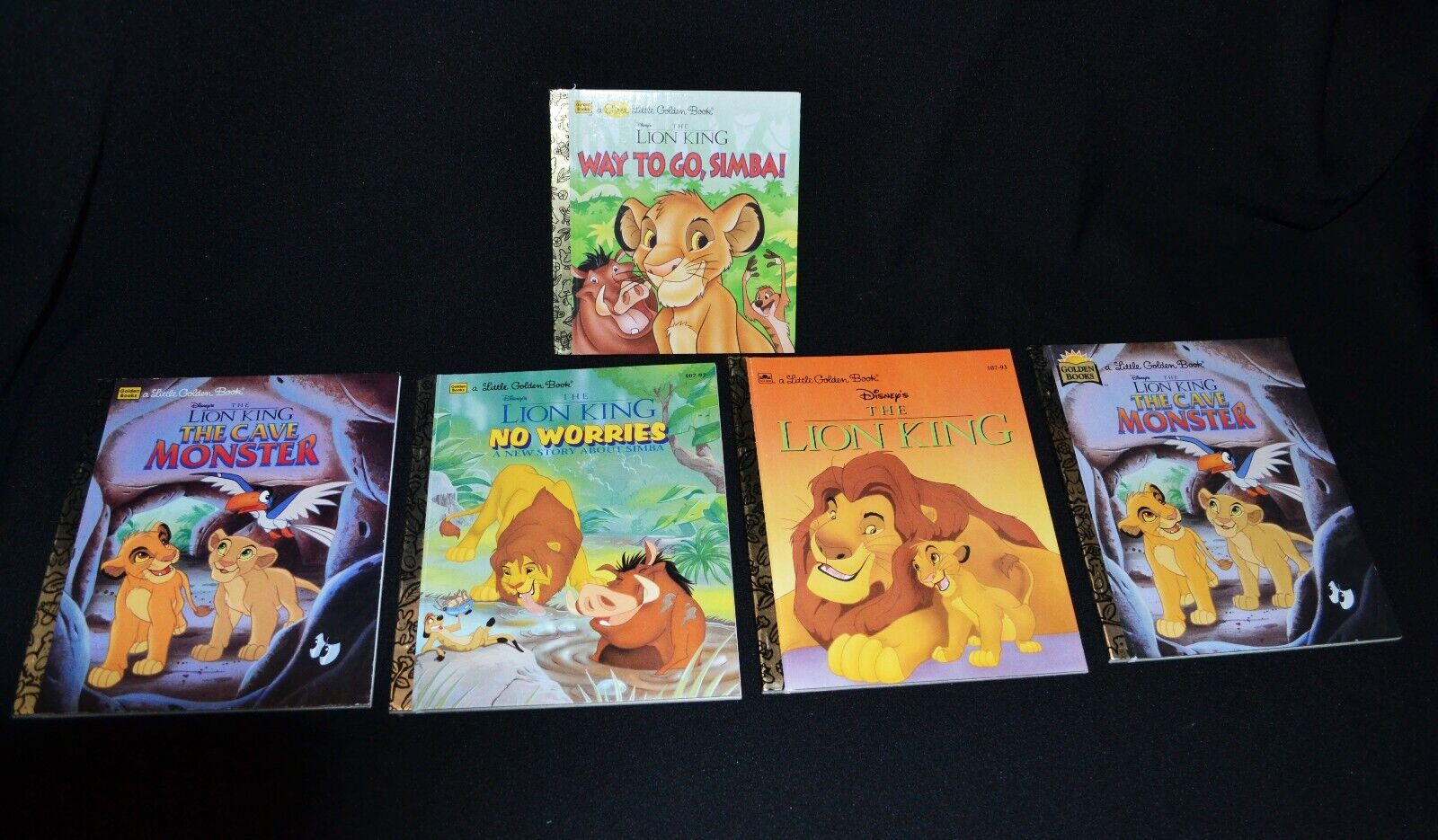 Disney The Lion King Golden Books Vintage 1994, 1995, 1996 Disney Does Not Apply - фотография #2