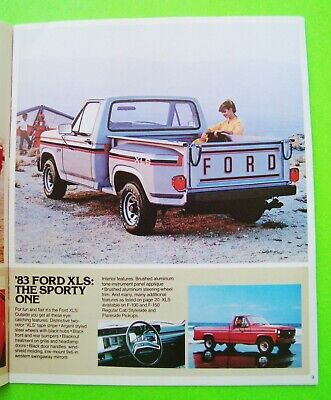 3 Diff 1982, 83, 84 FORD F-SERIES PICK-UP TRUCK HUGE COLOR BROCHURES 64-pg 4X4's Без бренда - фотография #3