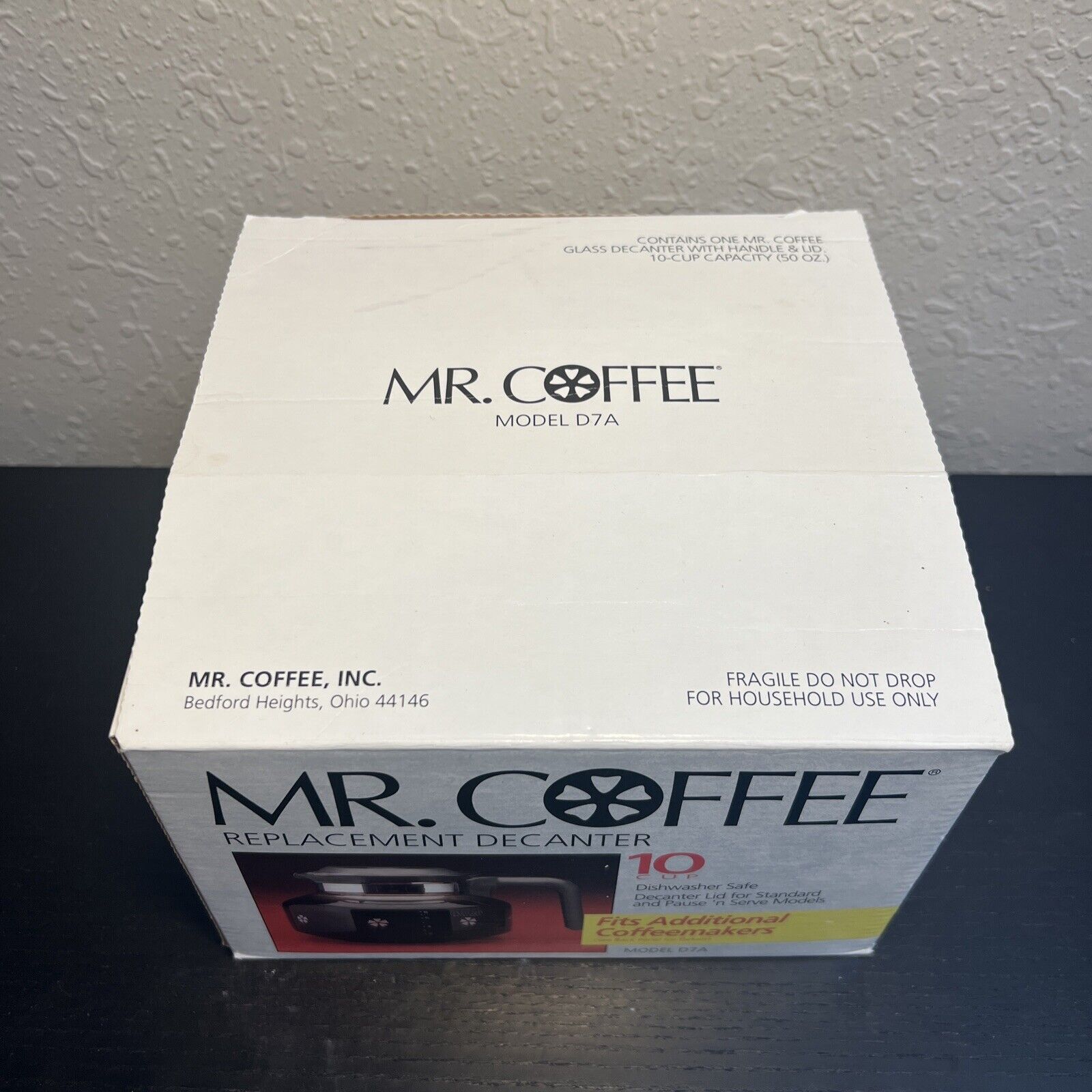 Vintage Mr Coffee - 10 Cup - 50 OZ- Glass Decanter - Model D7A Mr. Coffee - фотография #7