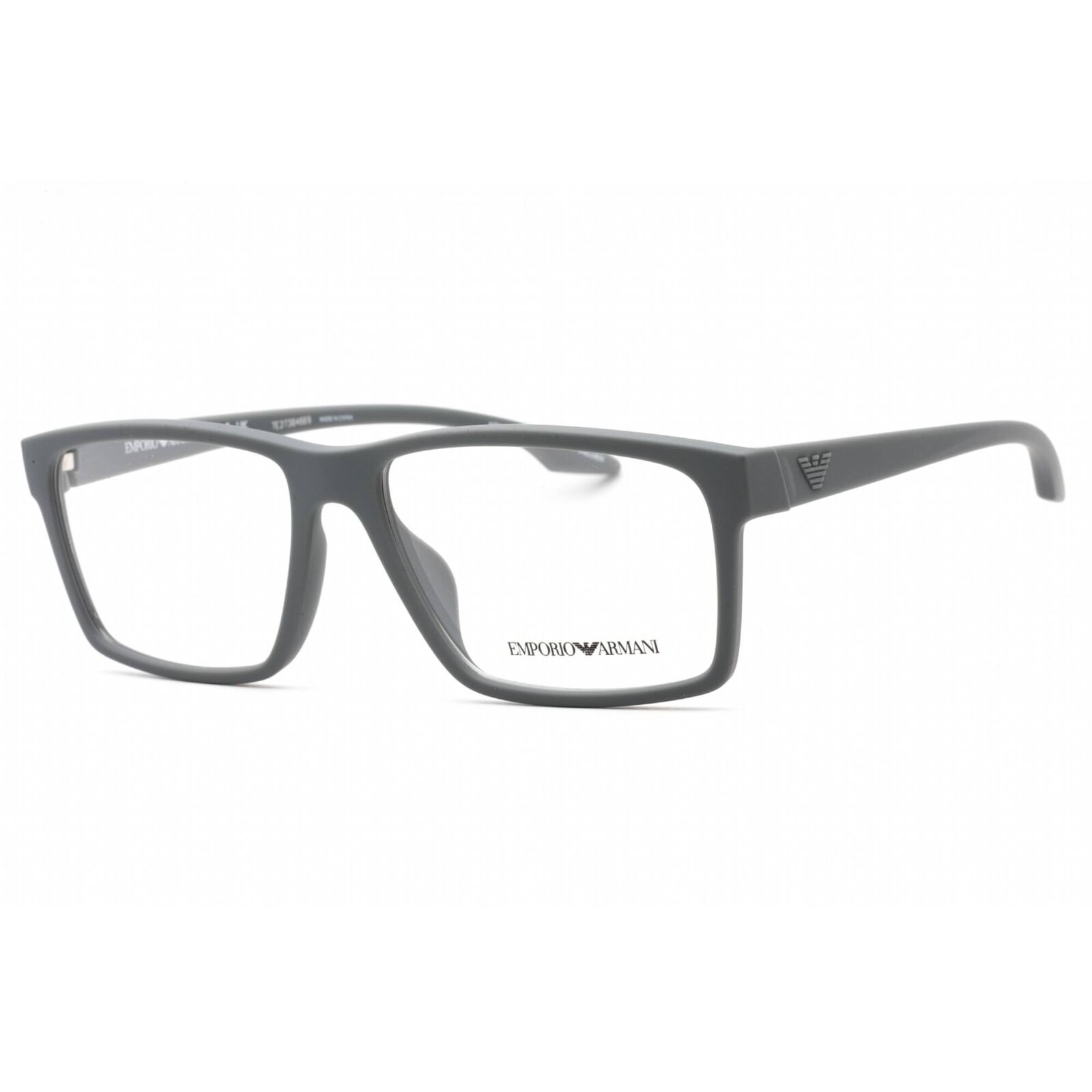 Emporio Armani Men's Eyeglasses Rubberized Grey Full Rim Frame 0EA3210U 5141 Emporio Armani 0EA3210U 5141