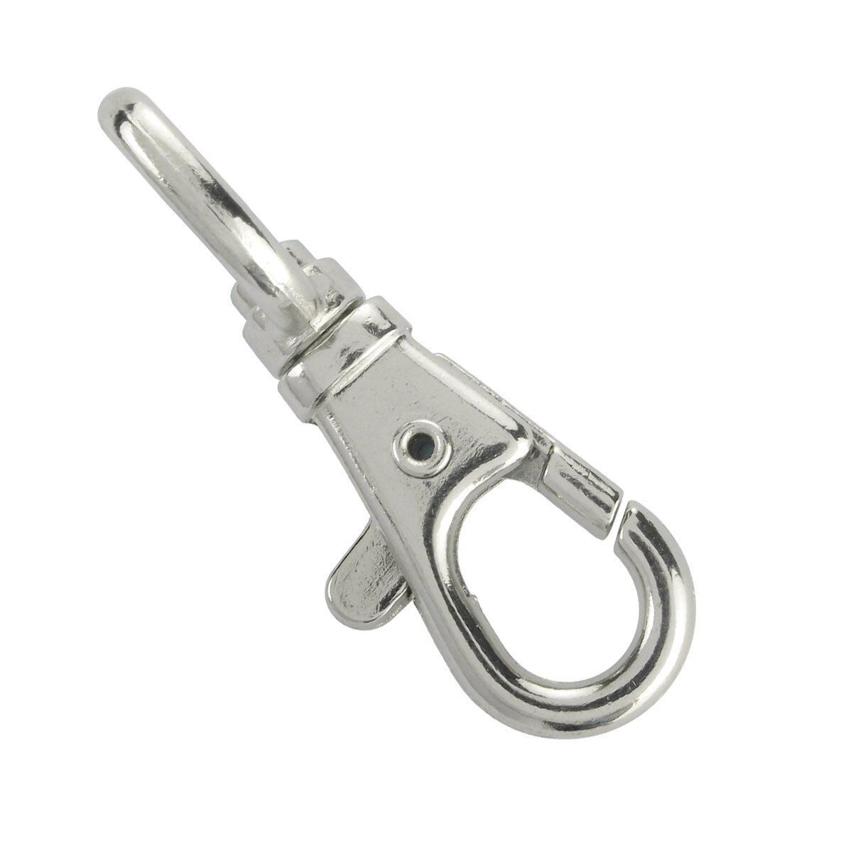 50 - Premium Metal Lobster Claw Clasps - Wide 3/4 Inch D Ring 360° Trigger Snaps Specialist ID SPID-9600 - фотография #2